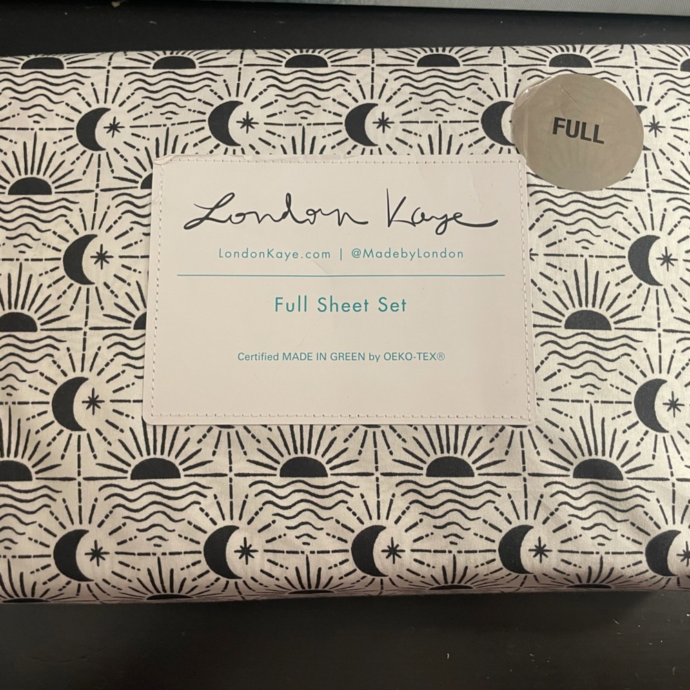 London Kaye Halloween Full Sheets Moon and Star New
